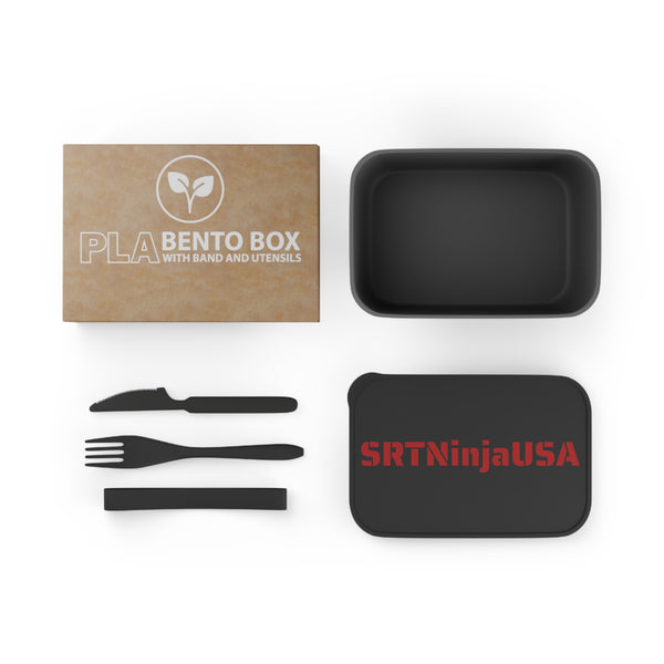 SRTNinjaUSA Bento Box w/Band & Utensils (+$7.49/S&H)