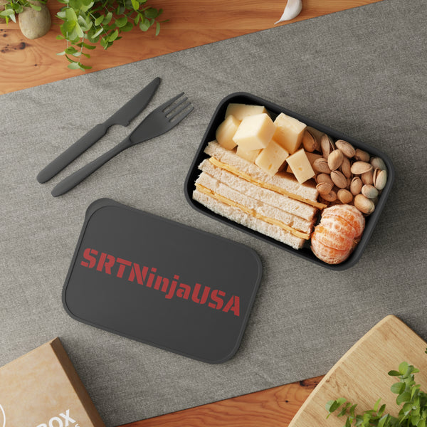 SRTNinjaUSA Bento Box w/Band & Utensils (+$7.49/S&H)