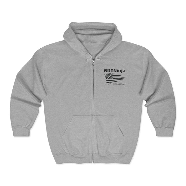 SRTNinjaUSA Gildan Unisex Heavy Blend™ Full Zip Hooded Sweatshirt (+$7.39-$8.49/S&H)