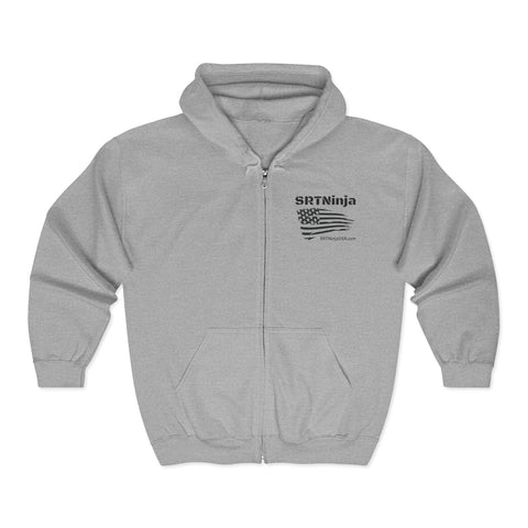 SRTNinjaUSA Gildan Unisex Heavy Blend™ Full Zip Hooded Sweatshirt (+$7.39-$8.49/S&H)